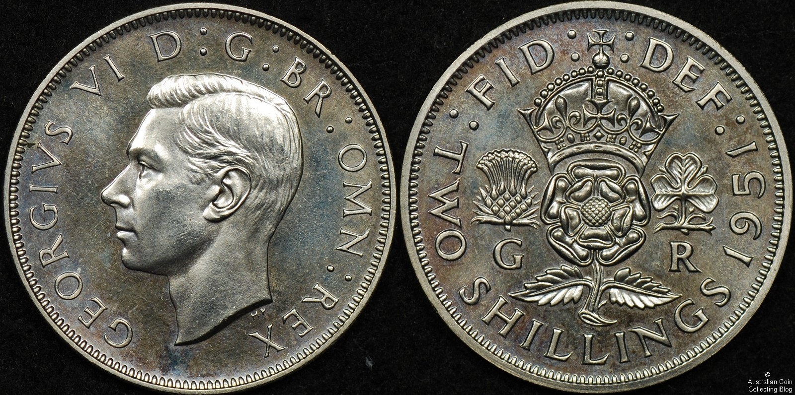 Great Britain 1951 Florin