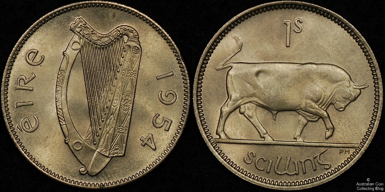 Ireland 1954 1s CHUNC