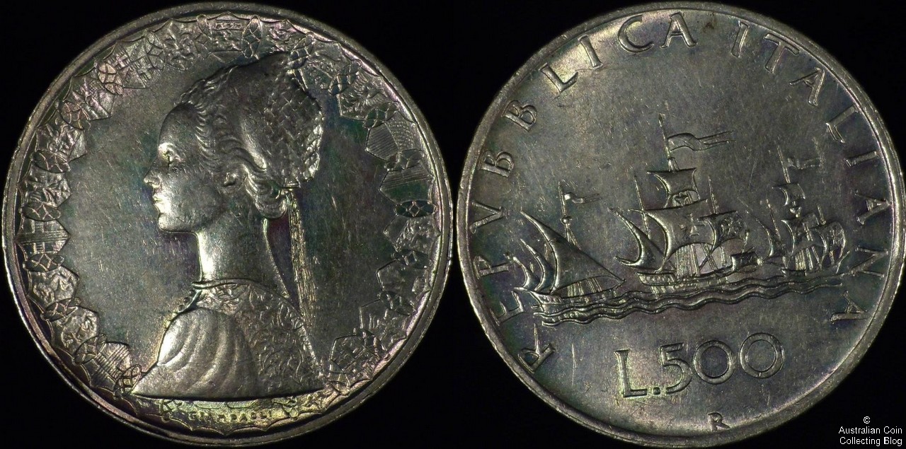 Italy 1959 500 Lire VF