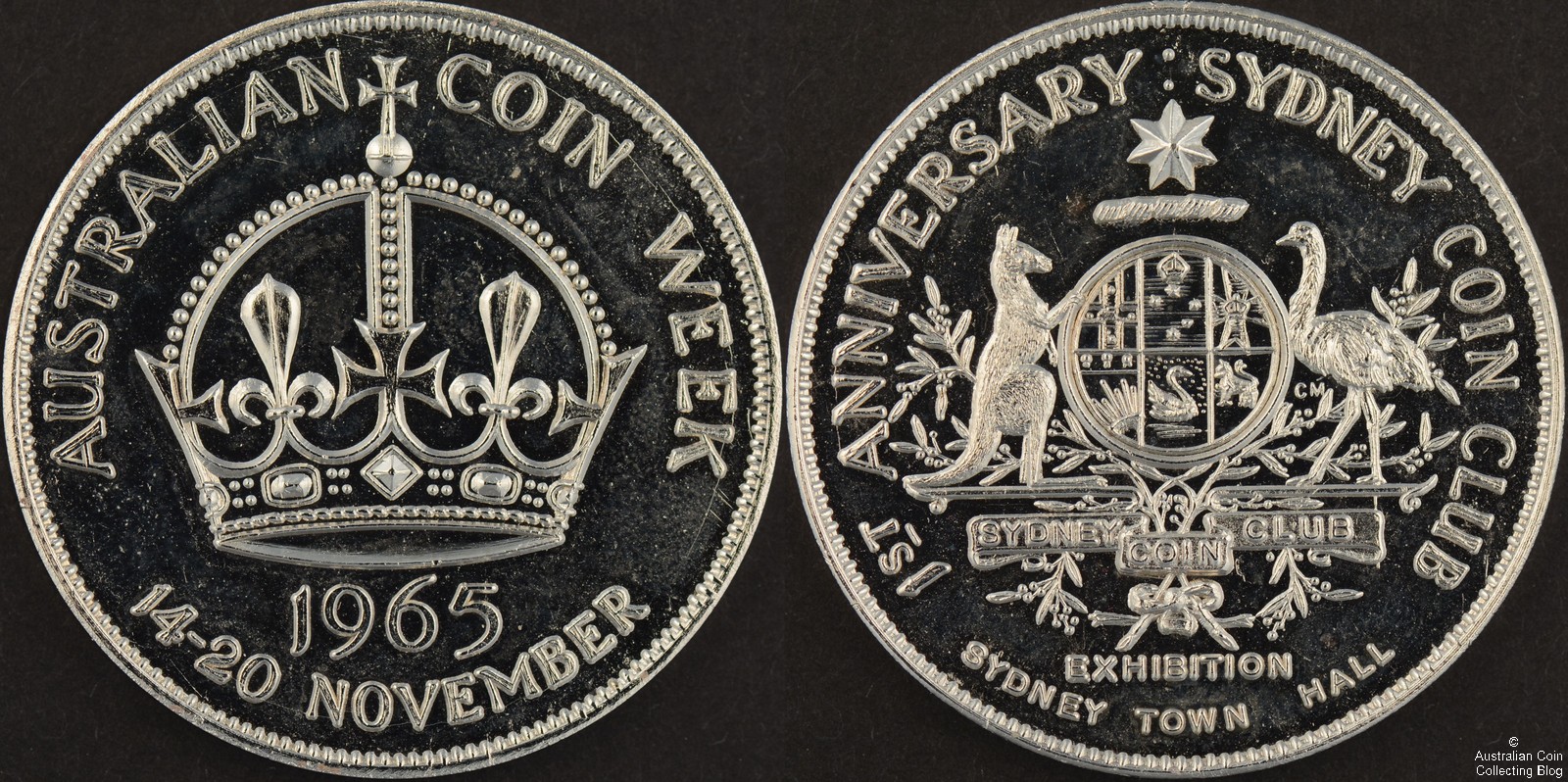 Australia 1965 Australian Coin Week Medallion