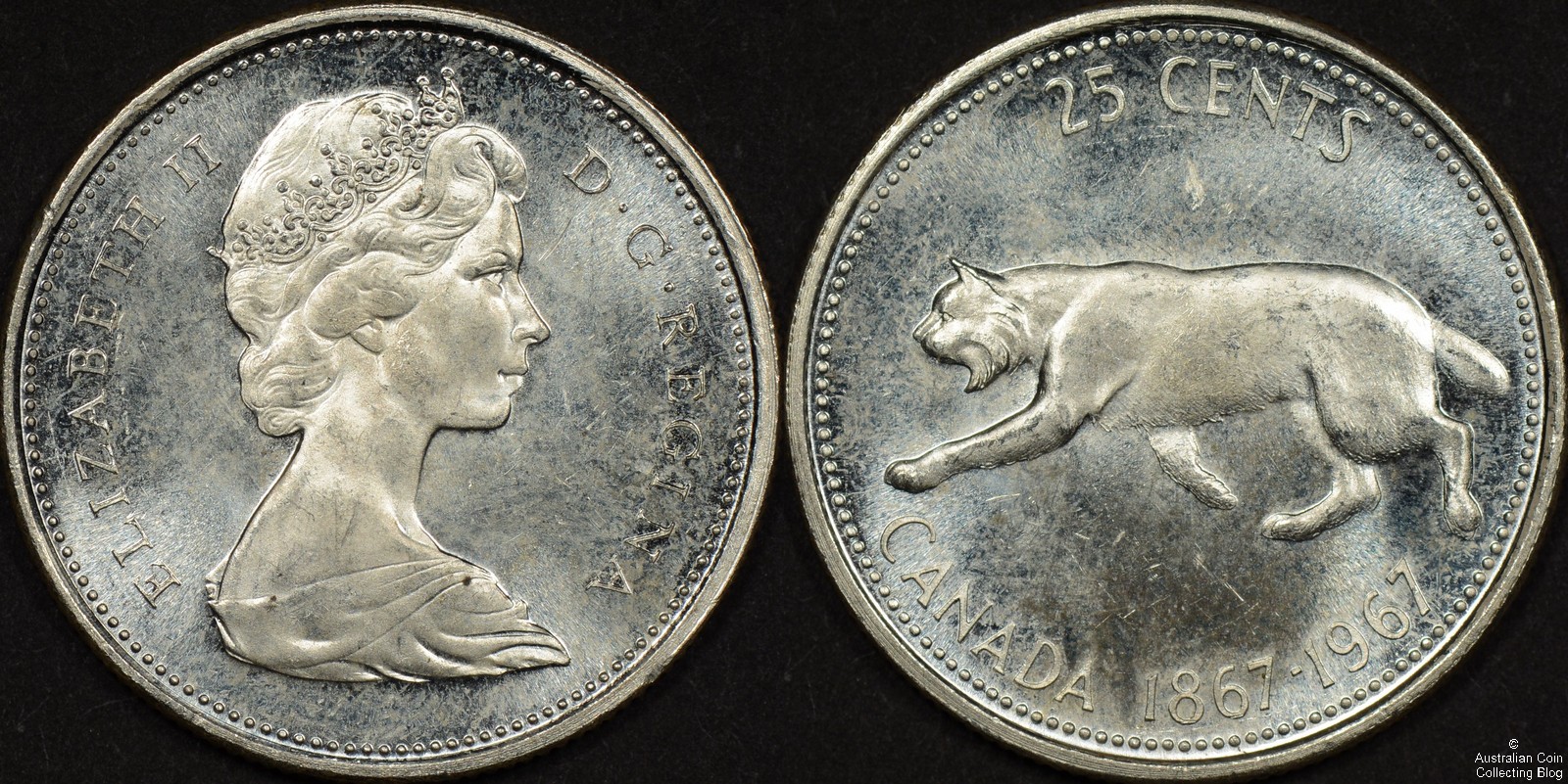 Canada 1967 25 Cent