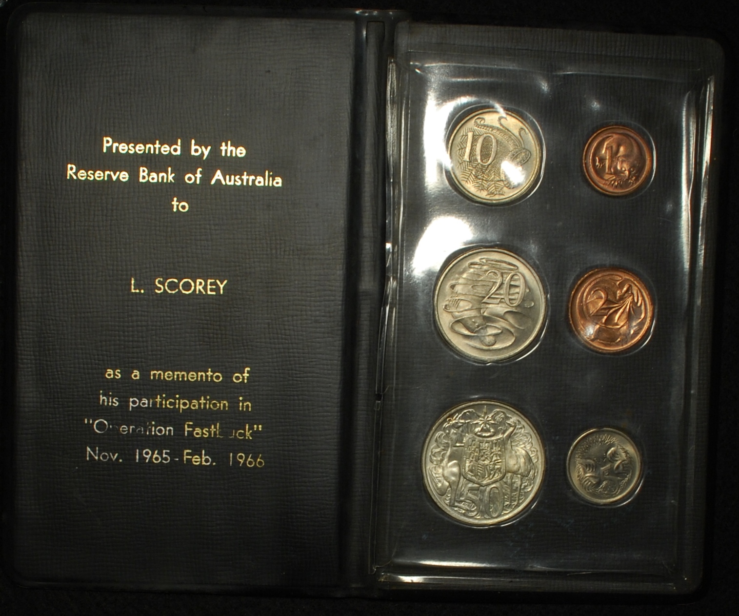 Australia 1966 Mint Set The Fastbuck Wallet