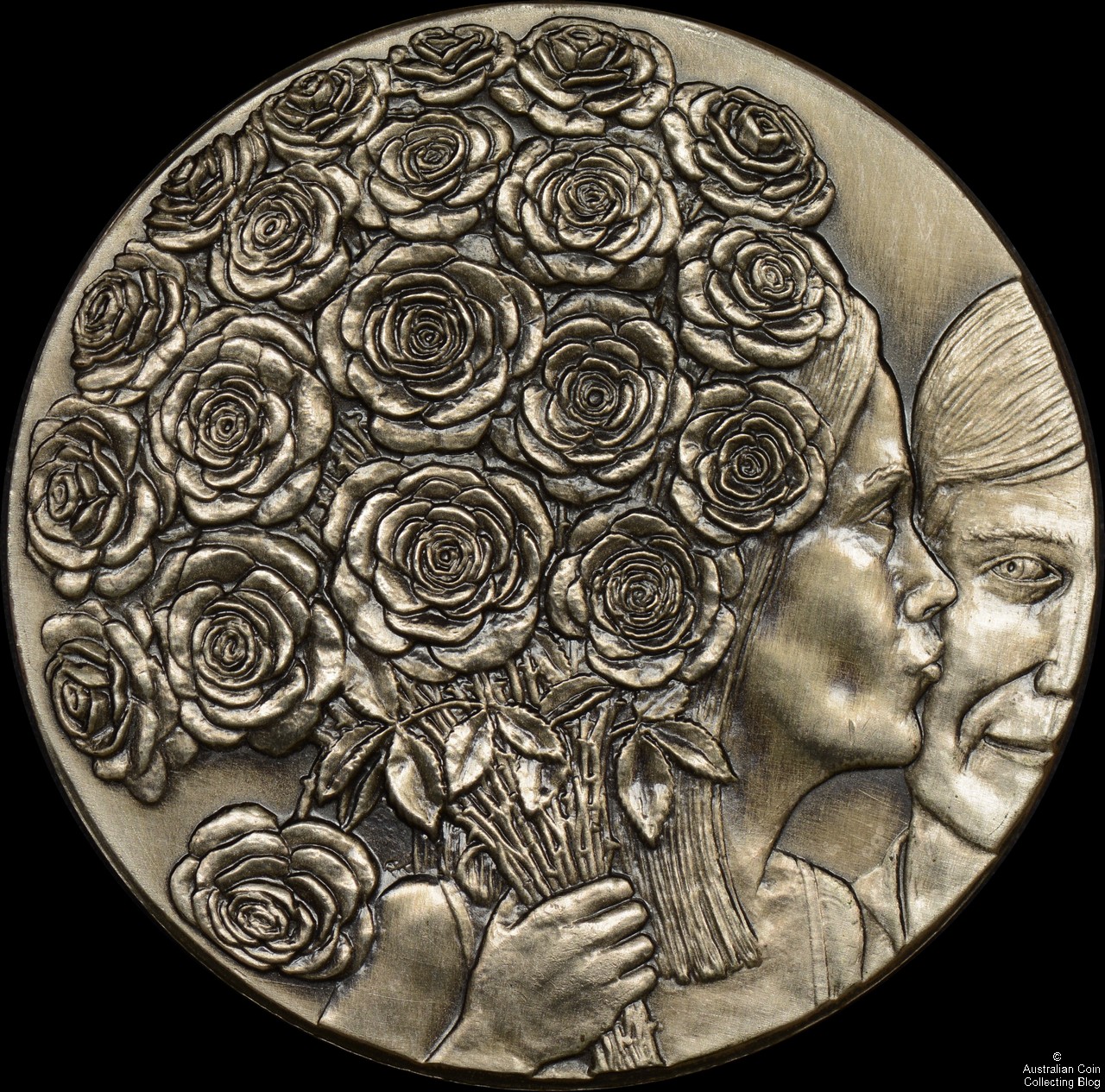 Australia 1990 “Courtship” Art Medal Series by Michael Meszaros