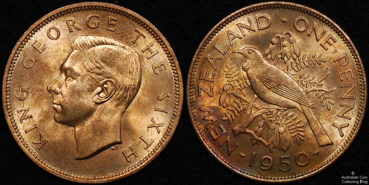 New Zealand 1950 1d UNC