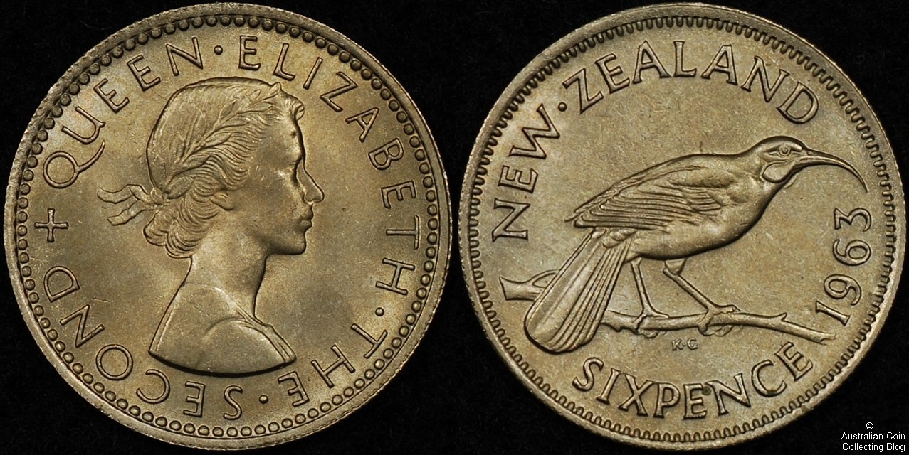 New Zealand 1963 6d UNC
