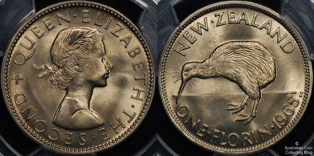 New Zealand 1965 2s PCGS MS66