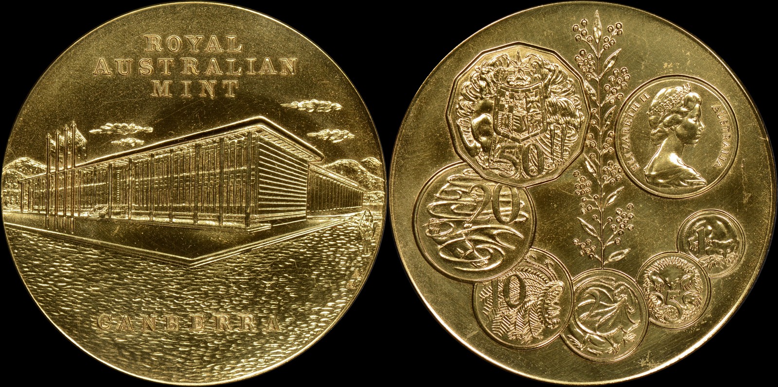 Australia circa 1970 Royal Australian Mint Medal