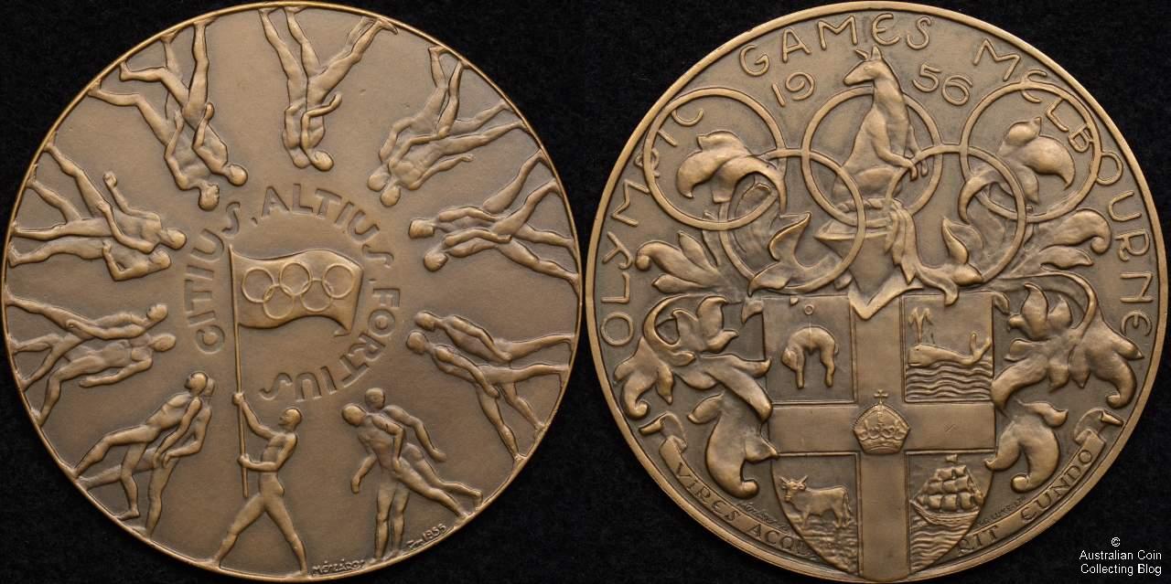 1956 Melbourne Olympic Games Medal