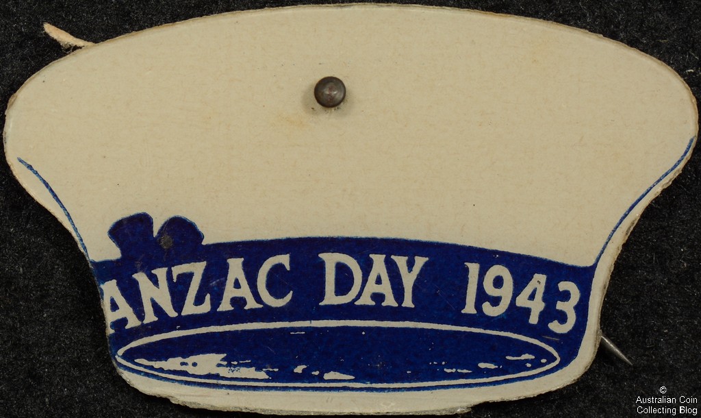 ANZAC DAY 1943 Sailors Hat Badge