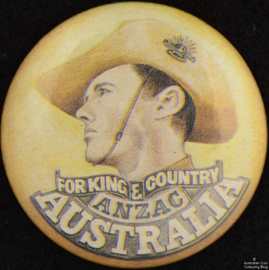 For King and Country ANZAC Australia Tin Badge