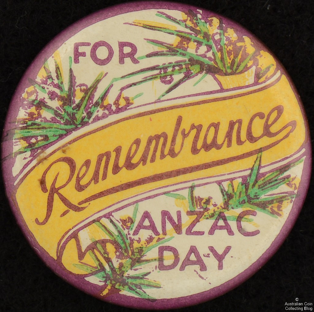 For Remembrance ANZAC Day Tin Badge