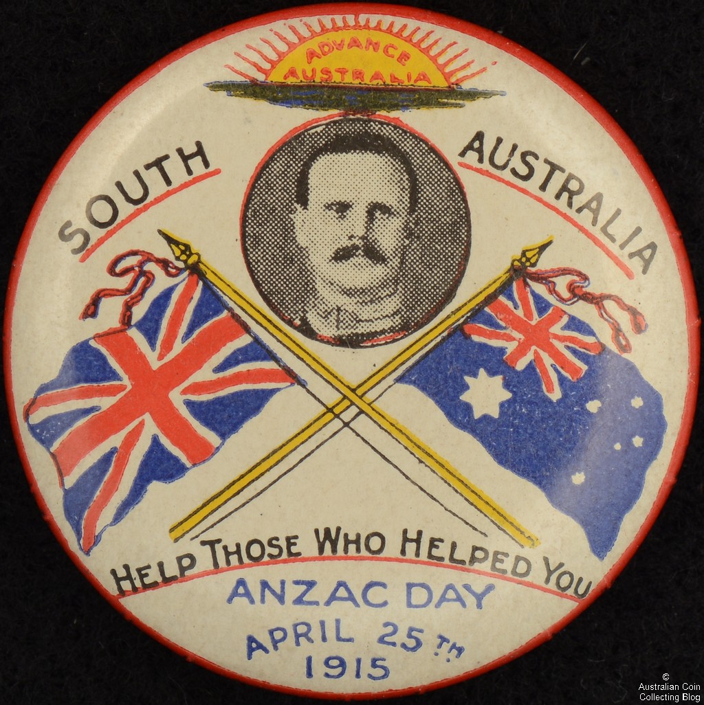 South Australia ANZAC Day Tin Badge