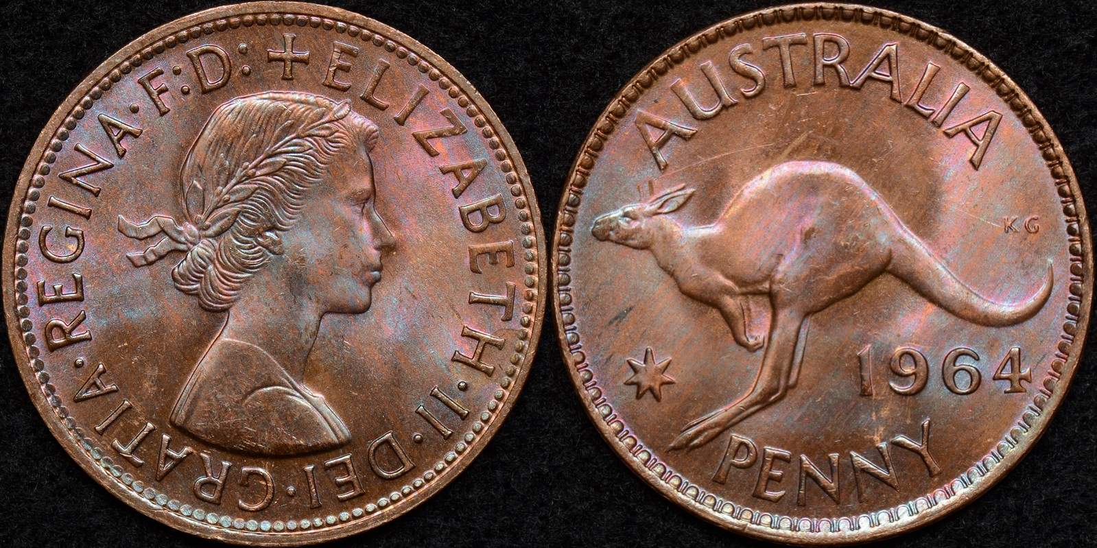 Australia 1964m Penny Uncirculated