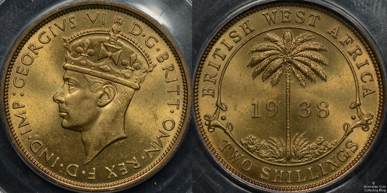 British West Africa 1938-KN Two Shillings PCGS MS64