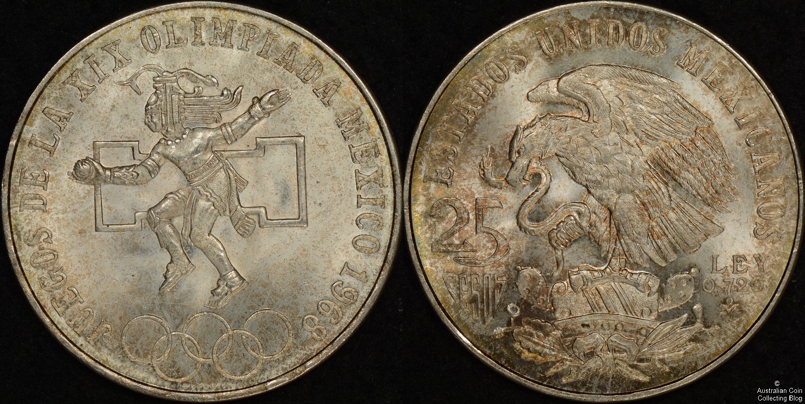 Mexico 1968 25 Pesos KM#479.1