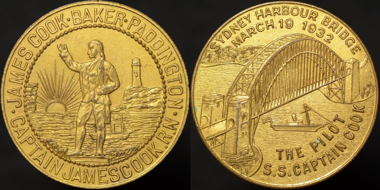 Sydney Harbour Bridge James Cook Baker Paddington Medal 1932/2