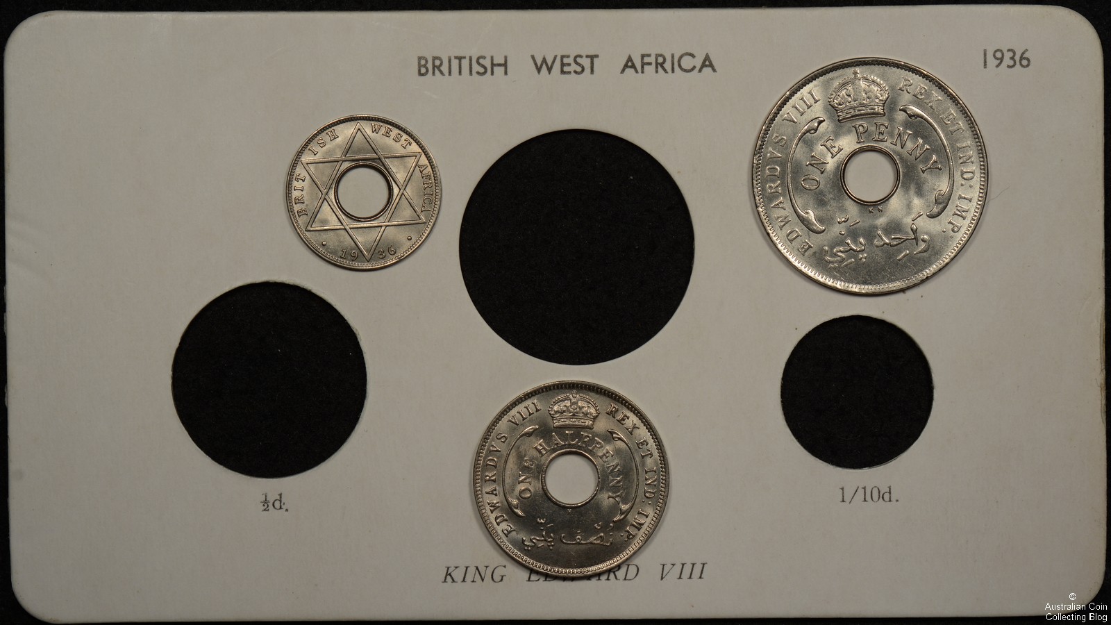 British West Africa 1936 King Edward VIII Mint Set