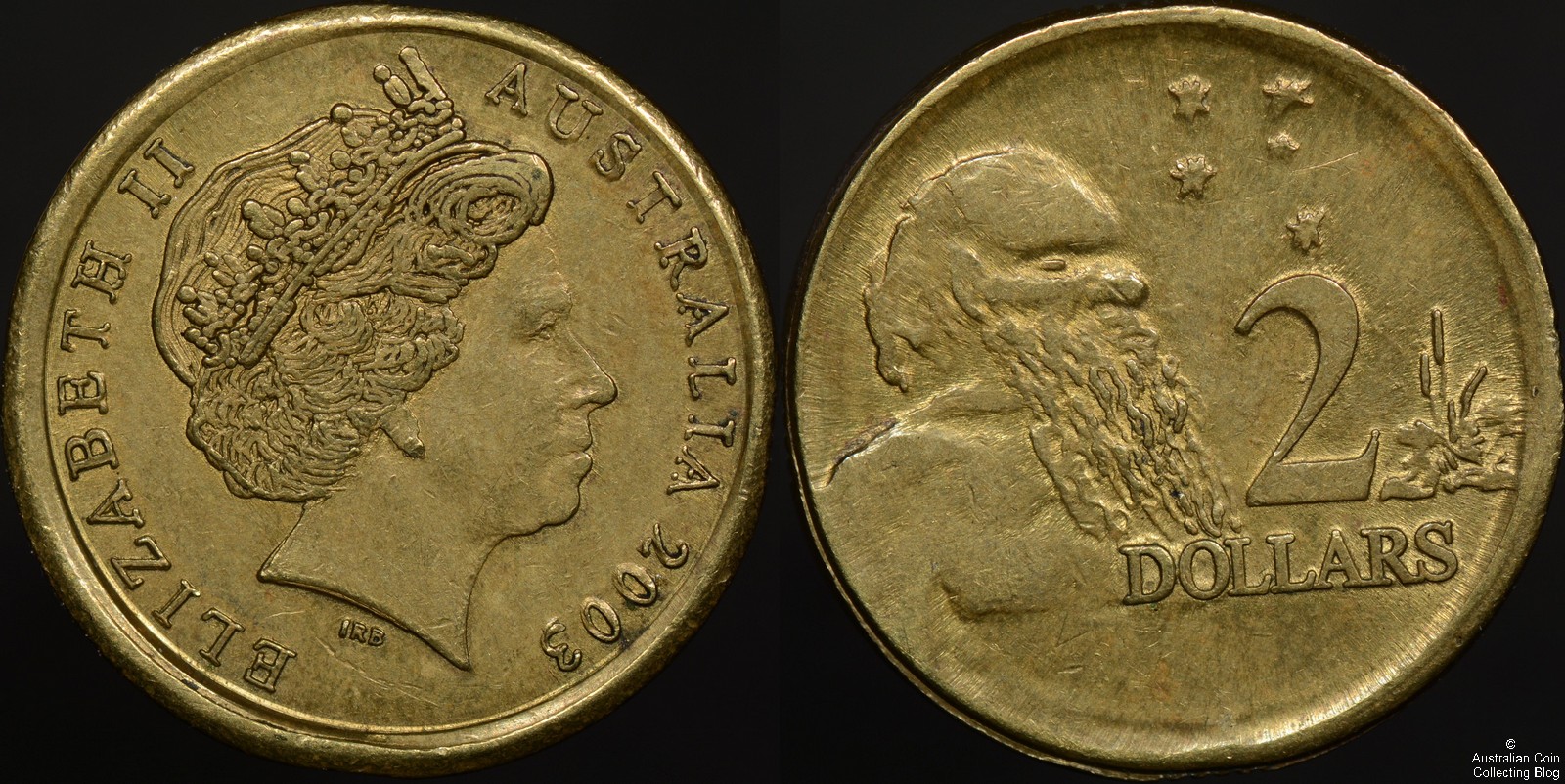 Australia 2003 2 Dollar Counterfeit Coin