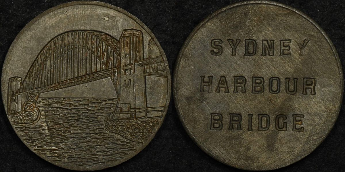 Australia Sydney Harbour Bridge Steel Rivet Medal ZS/2