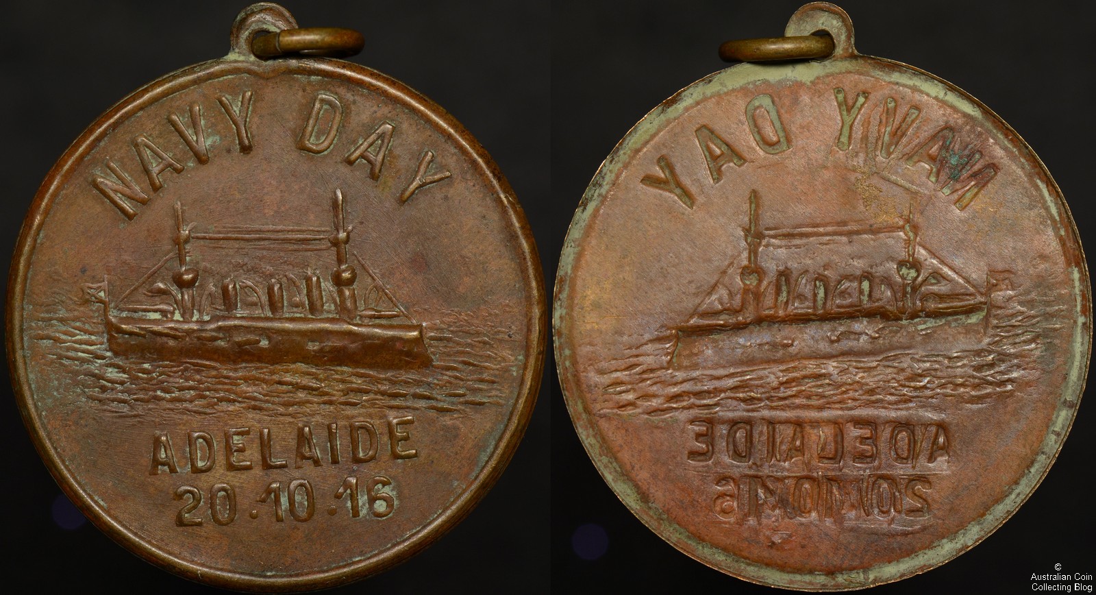 1916 Adelaide Navy Day Medallion