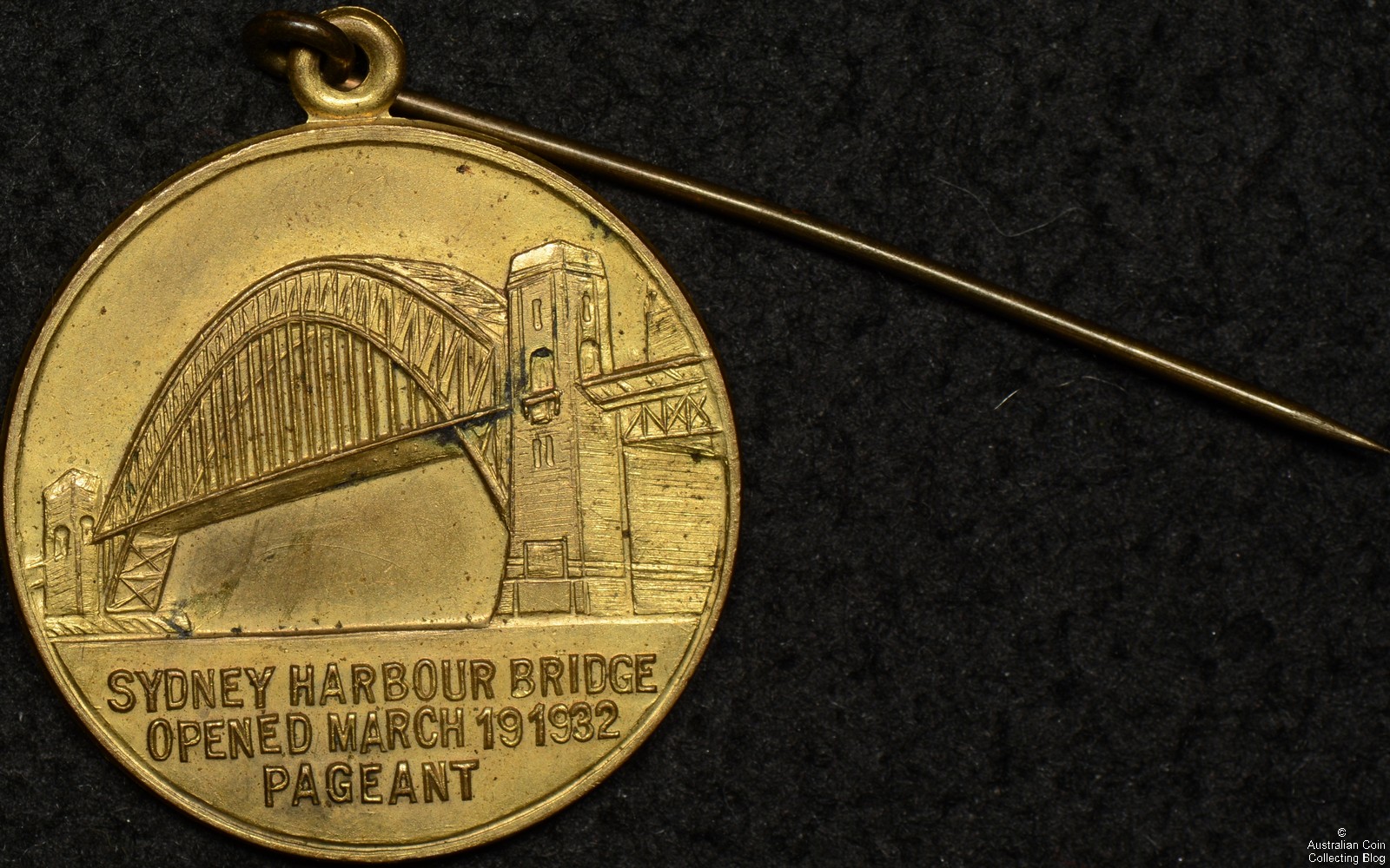 Sydney Harbour Bridge Pageant Medal With Pin 1932/4