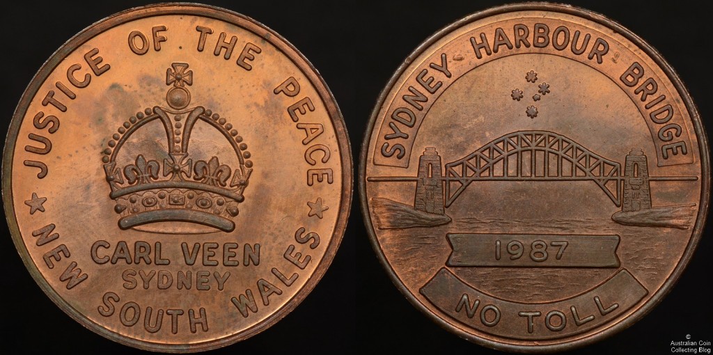 Sydney Harbour Bridge 1987 No Toll Carl Veen Medal Our Coin Catalog sydney-harbour-bridge-1987-no-toll-carl-veen-medal-our-coin-catalog