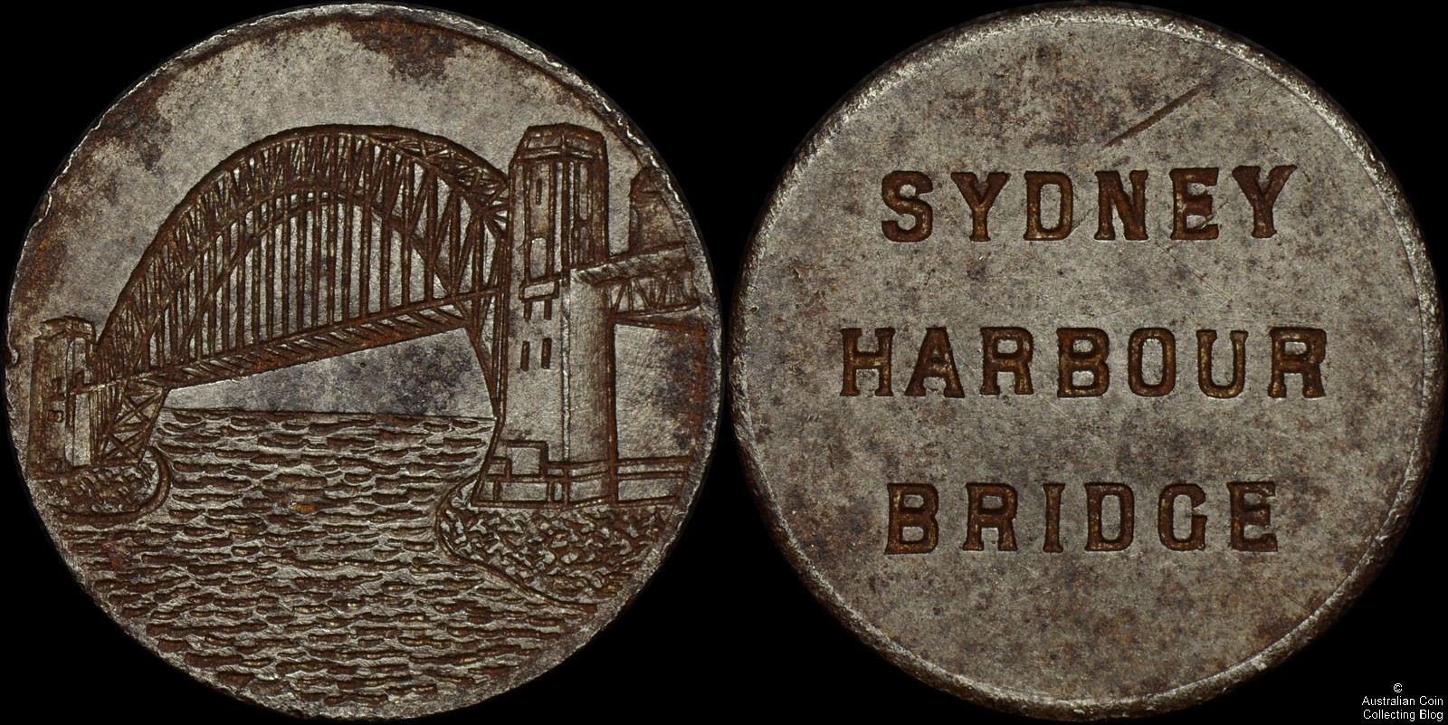 Australia Sydney Harbour Bridge Steel Rivet Medal ZS/2