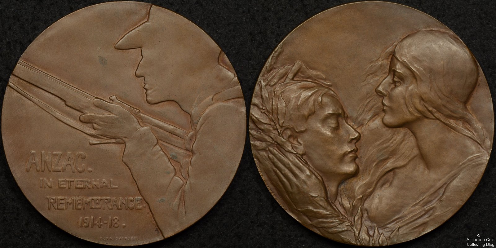 1919 ANZAC Remembrance Medallion – Dora Ohlfsen