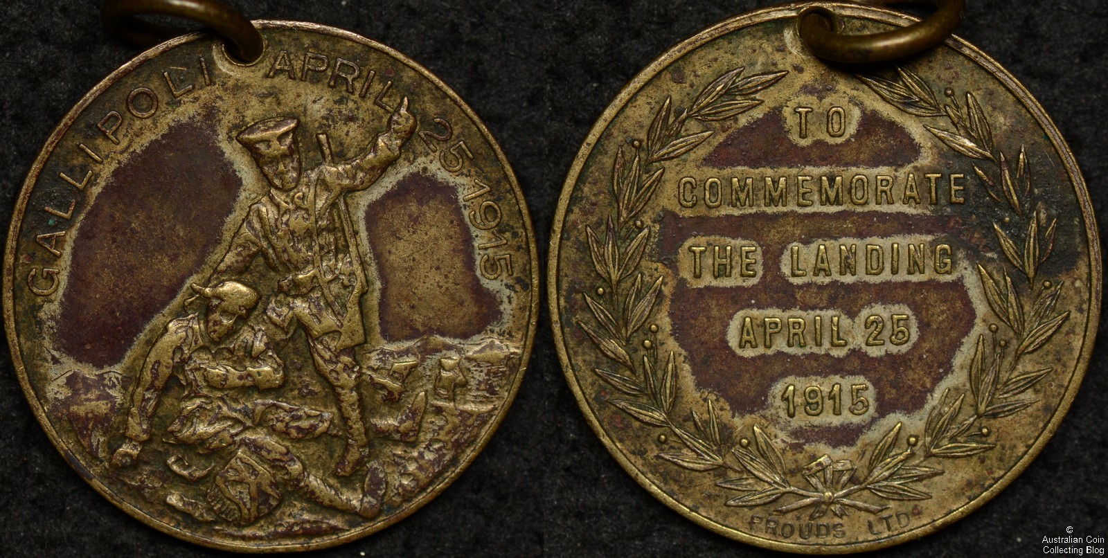 Australia 1915 To Commemorate the Landing Medallion