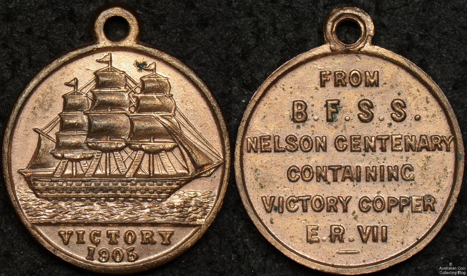 British 1905 Victory Medallet