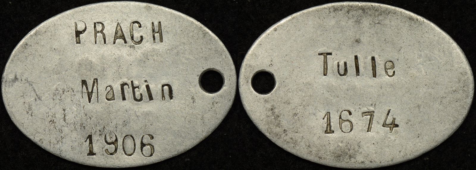 French Modele 1881 ID Disc – Martin Prach 1674