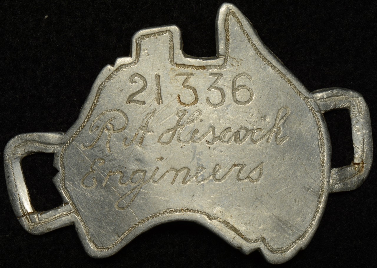 Australian World War 1 Identity Tag – R.A. Hiscock 21336