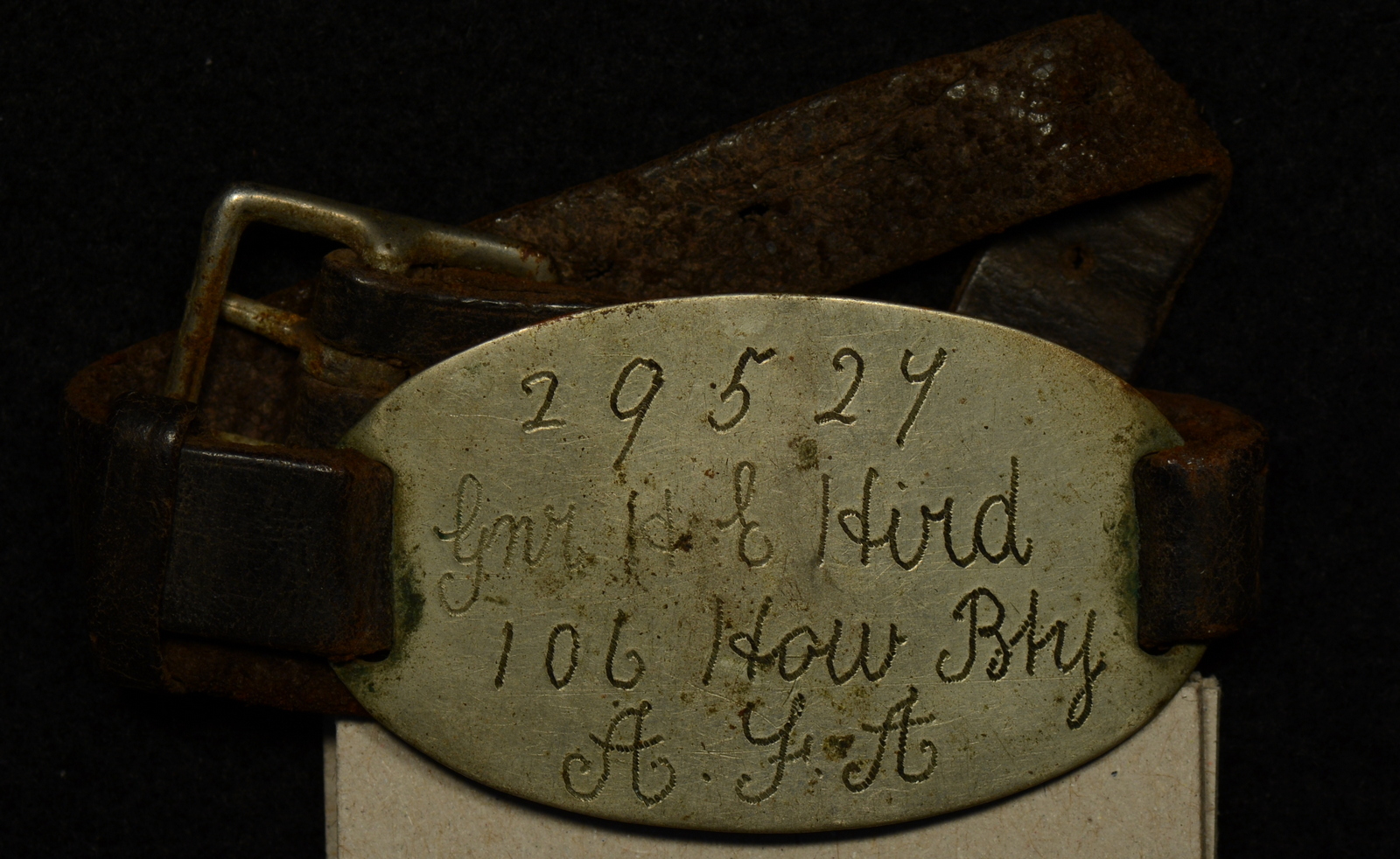 Australian World War 1 Identity Tag -H.E. Hird 29527