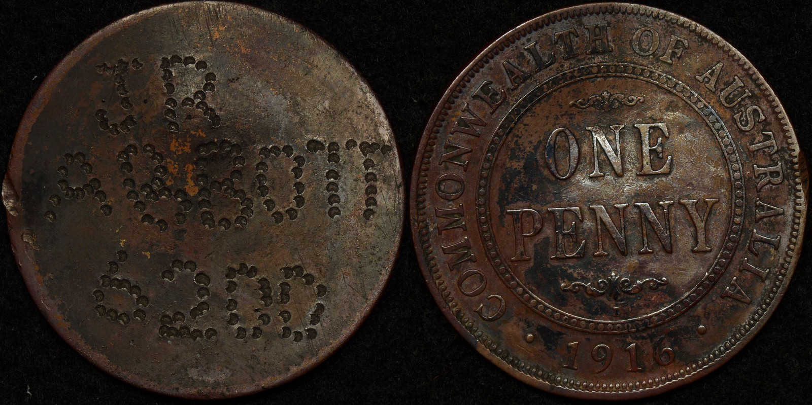 Australian World War 1 Army Identity Disc – JR Abbott 6200